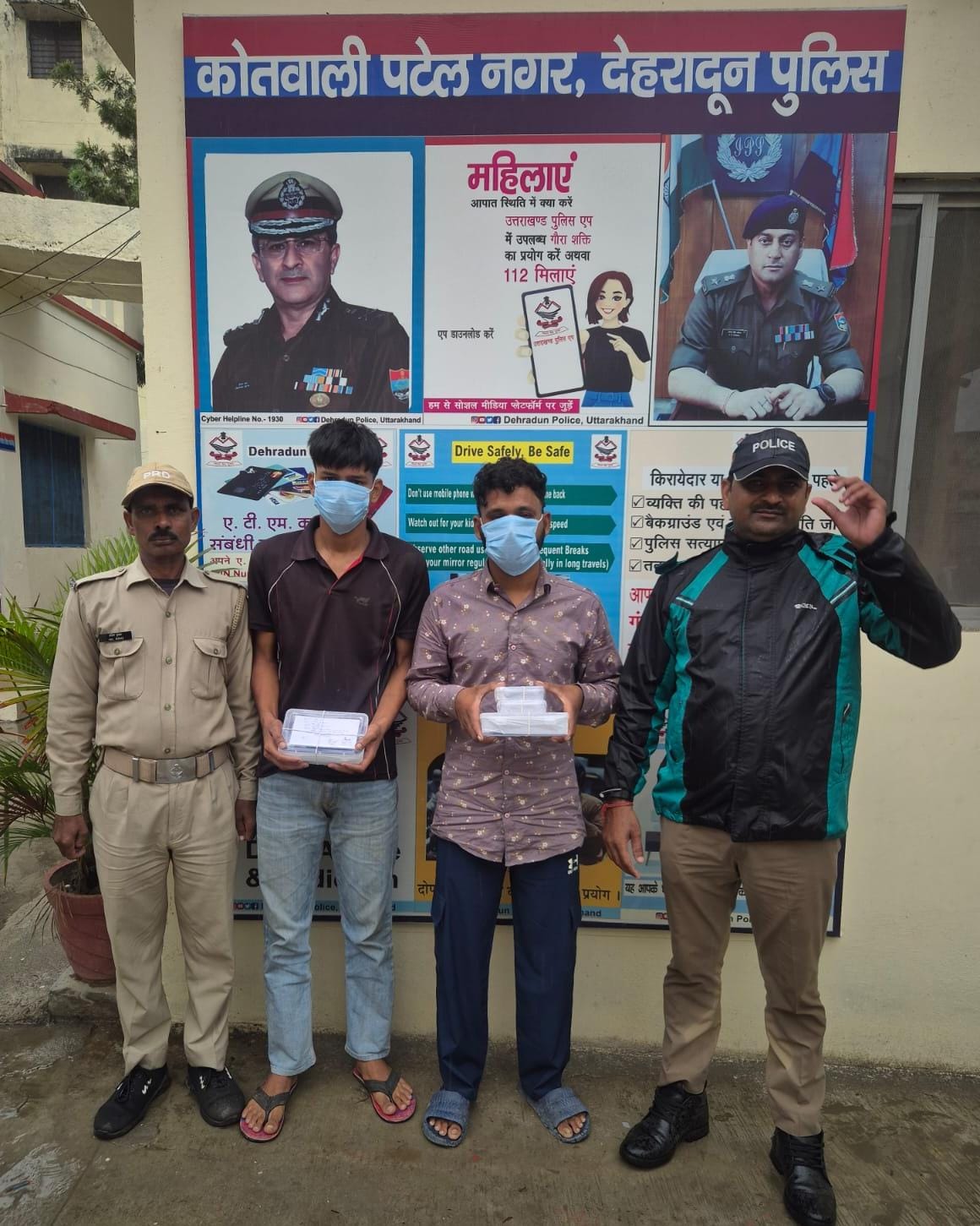 जान से मारने की धमकी देकर रंगदारी मांगने वाले 2 अभियुक्तों को दून पुलिस ने किया गिरफ्तार