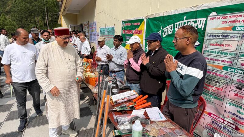 बीरोंखाल को मिली 440.4 लाख की सौगात, *सेवा संकल्प अभियान के तहत आयोजित हुआ बहुउद्देशीय शिविर,.   उत्तराखण्ड जलवायु अनूकूल बारानी कृषि परियोजना के तहत हो रहें हैं करोड़ों के काम: महाराज