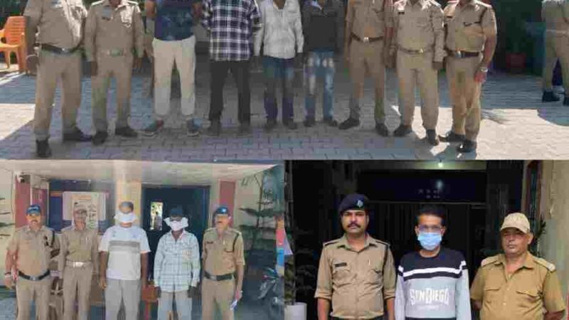 वारंटियो के विरूद्ध दून पुलिस की ताबड़तोड़ कार्यवाही,  विगत 2 दिवस में 12 वारंटियो को पुलिस ने किया गिरफ्तार