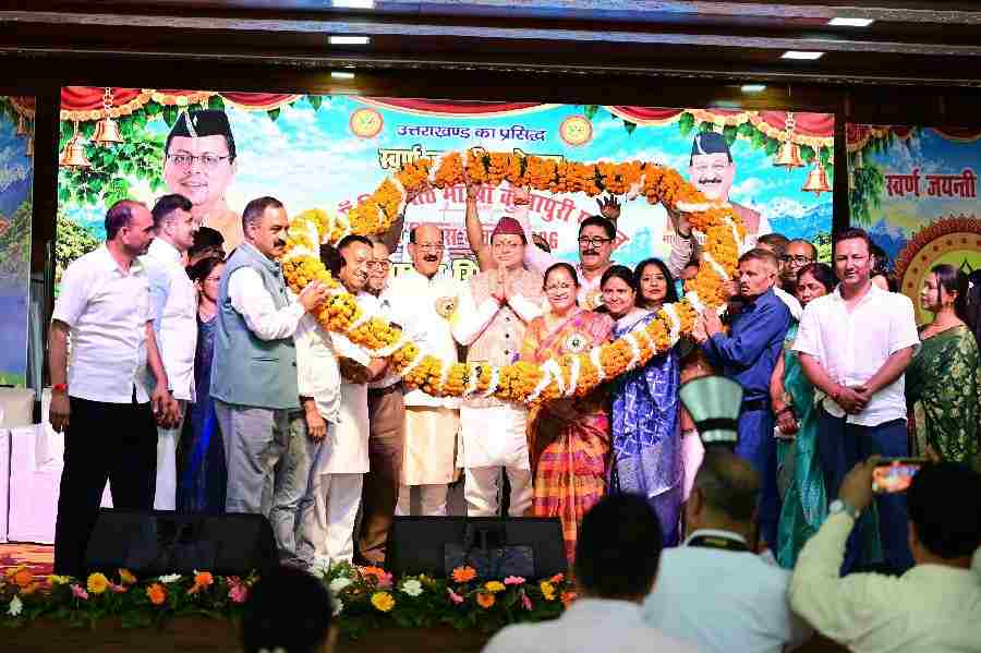 मुख्यमंत्री धामी ने किया श्री कुंजापुरी पर्यटन एवं विकास मेले की स्वर्ण जयंती का शुभारंभ