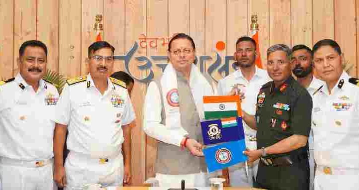 भारतीय तटरक्षक बल के इतिहास में पहली बार 7,000 मीटर से अधिक ऊंचाई वाली पर्वत चोटी का सफल आरोहण, मुख्यमंत्री ने दी बधाई
