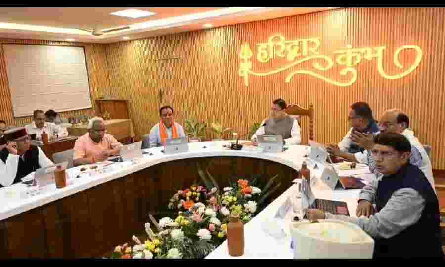 मुख्यमंत्री पुष्कर सिंह धामी की अध्यक्षता में हरिद्वार में आयोजित की गई कैबिनेट बैठक,कई महत्त्वपूर्ण फैसलों पर लगी मोहर