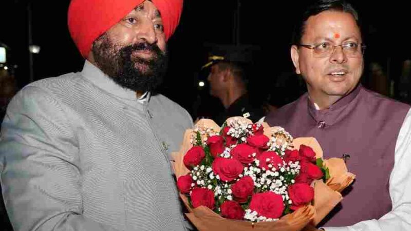 मुख्यमंत्री धामी ने राज्यपाल लेफ्टिनेंट जनरल गुरमीत सिंह (से नि) के उत्तराखण्ड में योगदान, मार्गदर्शन और जनसेवा के प्रयासों की सराहना की